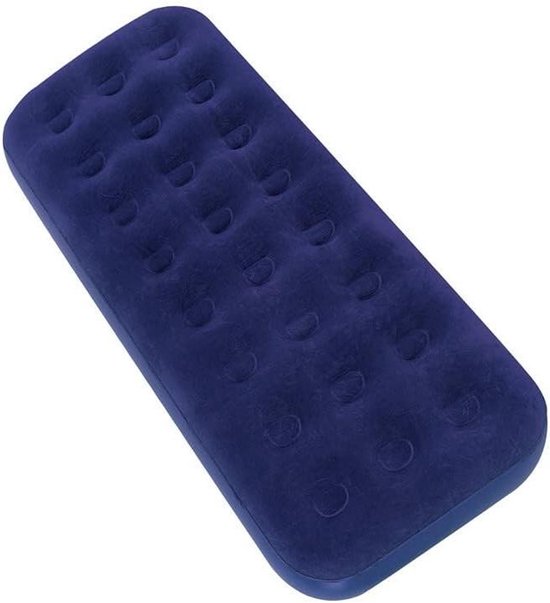 Luchtbed - Opblaasbaar Matras - Kamperen - Waterproof Afwerking - 191x99x22cm - Blauw