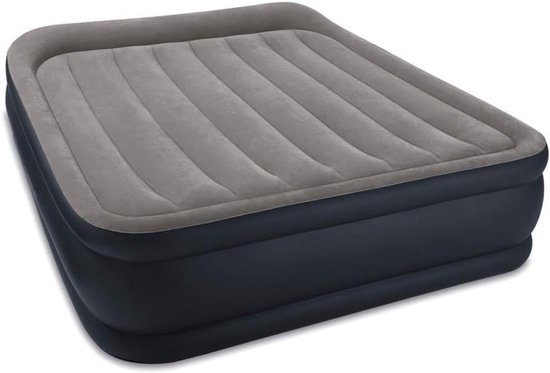 Luchtbed - Opblaasbaar Matras - Logeren Thuis - Ingebouwde Pomp - 152 x 203 cm - Blauw