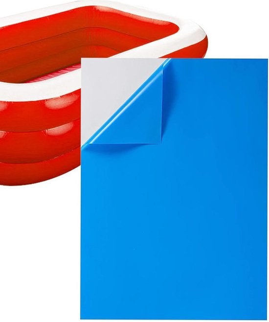Luchtbed Plakker - Reparatietape Zwembad - Lekkages Dichten - Zelfklevend en Waterdicht - 122 x 85 cm - Transparant