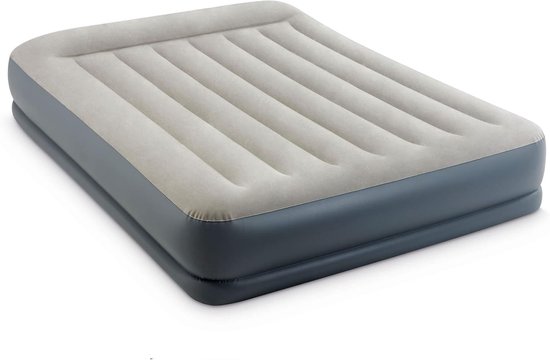 Luchtbed Queen met Kussen en Mid-Rise Ontwerp - 152 x 203 x 30 cm van Intex