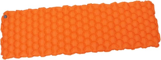 Luchtbed Slaapmat - Kampeer mat - Buiten slapen - Lichtgewicht en compact - 192x58x6cm - Oranje