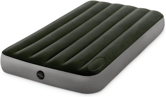 Luchtbed - Slaapmat Kampeerbed - Logeren Gasten - Ingebouwde Voetpomp - 99x191x25 cm - Wit