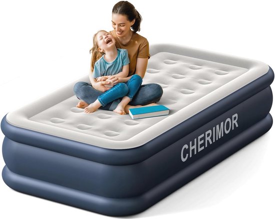 Luchtbed Twin met Ingebouwde Pomp - Duurzaam, Comfortabel en Draagbaar van Intex