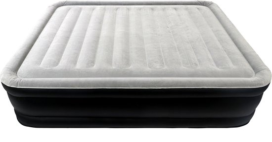 Luchtbed voor 2 personen, zelfopblazend, opblaasbaar matras, logeerbed met elektrische ingebouwde pomp en tas, voor camping/thuisgebruik, 195 x 152 x 46 cm van Intex