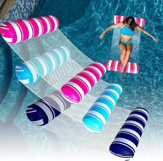 Luchtbed voor Volwassenen Zwembad Hangmat Multiftionele Water Lounge