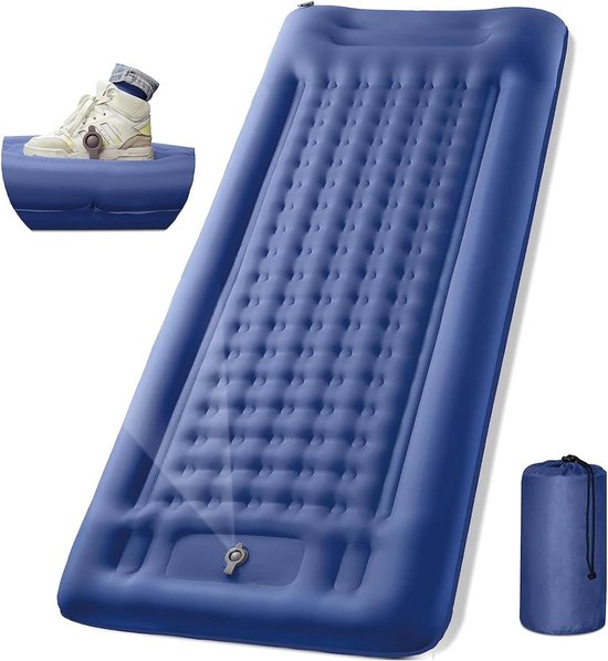 Luchtbed Zelfopblazend Isolerend Campingmatras Waterdicht Trekking Strand van Merkloos