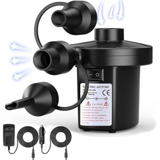 Luchtbedpomp - Zwembadpomp - Electrische Pomp - Strand - Kamperen - Compact - Elektrische Pomp voor Luchtbed - Luchtbed Pomp Elektrisch van Onbekend