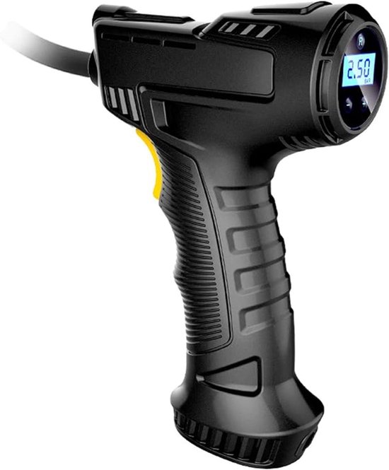 Luchtcompressor voor het oppompen van banden, met digitale drukindicator LCD-display, draagbare autoluchtcompressor