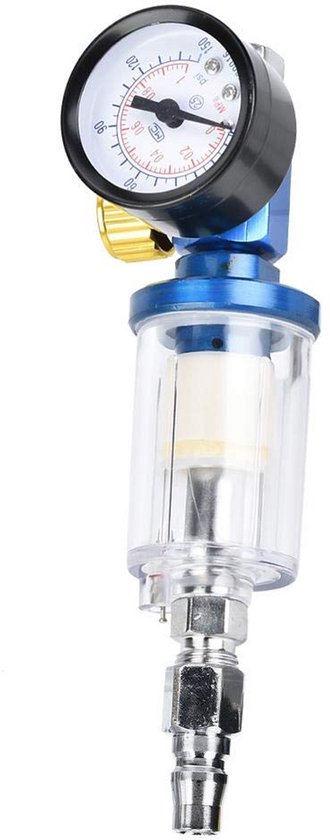 Luchtdrukregelaar met Waterafscheider voor Spuitpistool - 1/4" Universele Aansluiting van Merkloos