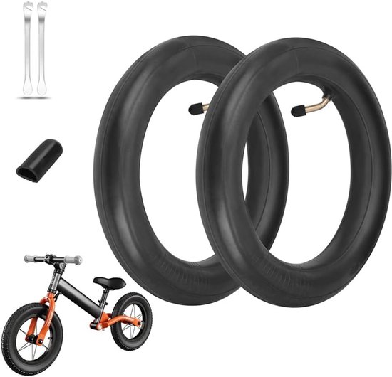 Luchtkamers 12 inch met 45° ventiel voor Fietsen, Scooters, en Kinderwagens van Merkloos