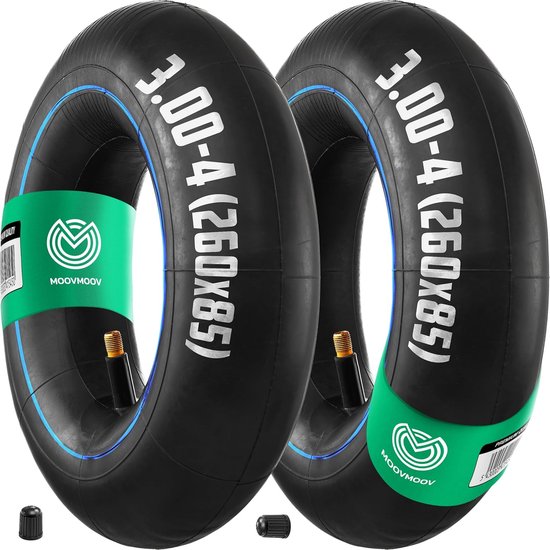 Luchtkamers Set - Banden Binnenbanden - Materiaal Transport - Recht Ventiel TR13 - 3.00-4 260x85mm van Merkloos