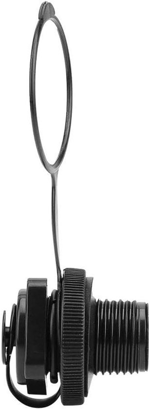 Luchtklep Opblaasboot - Ventieldop Boot - Reparatie Opblaasbaar - 22 Mm Kaliber - 18 g - Zwart van Merkloos