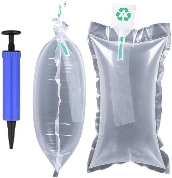 Luchtkussens voor transportverpakkingen - Veilige verpakking - 200 stuks - Met luchtpomp - Bescherming tijdens transport van Merkloos