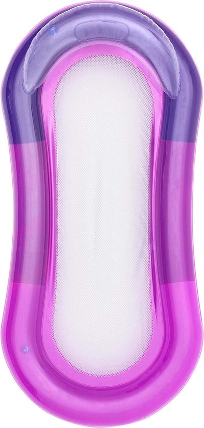 Luchtmatras, 160 x 84 cm, badmatras, waterhangmat met mesh-inzetstuk en afneembaar hoofdeinde, opblaasbaar, roze van Bestway