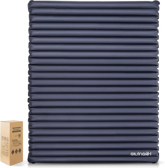 Luchtmatras 2 personen - Dubbele slaapmat camping - Kamperen en outdoor - 10 cm dik met pompzak - 140x200 cm