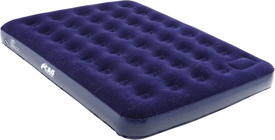 Luchtmatras 2 Personen - Opblaasbaar Bed - Kamperen Thuis - Geïntegreerde Pomp - 183 x 132 cm - Blauw