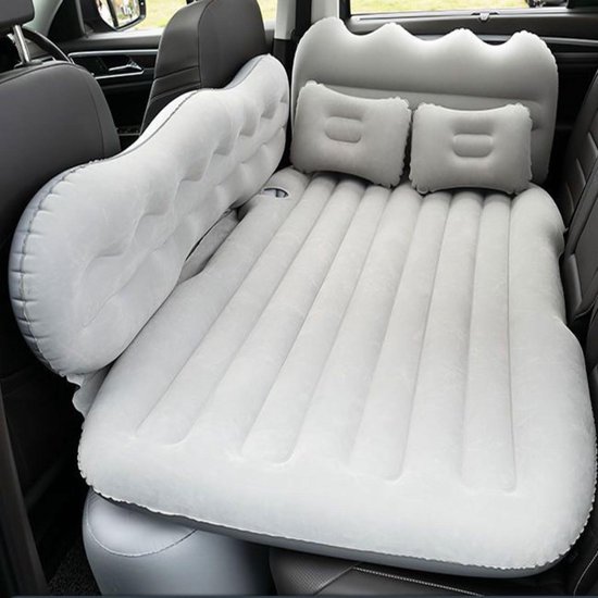 Luchtmatras Auto - Kampeerbed Slaapmat - Comfortabel Reizen - Inclusief Elektrische Pomp - 135 x 80 x 50 cm