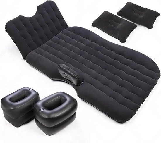 Luchtmatras Auto - Opblaasbaar Bed - Kamperen en Reizen - Dubbele Versnellingen Ontwerp - One Size - One Color