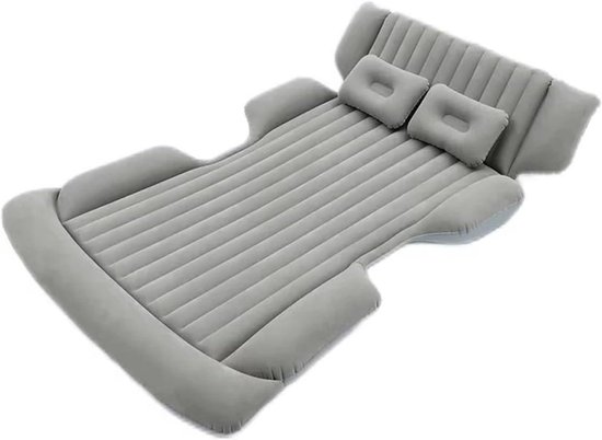 Luchtmatras Auto - Opblaasbaar Bed - Reizen en Kamperen - Zelfopblaasbaar - 80 x 150 cm - Grijs
