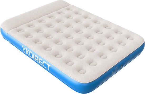 Luchtmatras Opblaasbaar Campingluchtbed met Ingebouwd Kussen - Waterdicht en Comfortabel voor Kamperen en Reizen van Merkloos