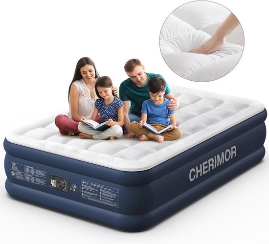 Luchtmatras Queen met Ingebouwde Pomp voor Gemakkelijk Gebruik van Merkloos