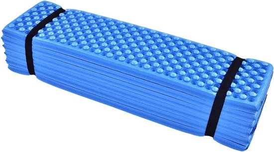 Luchtmatras - Slaapmat - Kamperen Buiten - Eivormig Comfort - 185 x 55 cm - Blauw