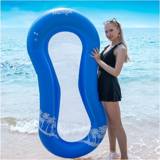 Luchtmatras voor volwassenen - Zwembadhangmat met mesh - Watermatras voor volwassenen Waterhangmat van Intex