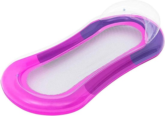 Luchtmatras zwembad - Opblaasbare waterhangmat, / luchtmatras, floating loungestoel voor volwassenen, badhangmat voor zwembad of zwembad van Joygofun