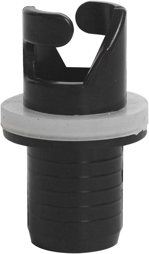 Luchtpomp Adapter - Ventiel Adapter - Boot Opblazen - Flexibel Materiaal - 2 Maten - Zwart