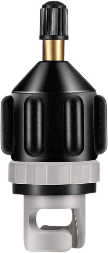 Luchtpomp Adapter - Ventiel Omvormer - Watersport Opblazen - Hogedruk Bestendig - 6.4 x 3.8 cm - Zwart