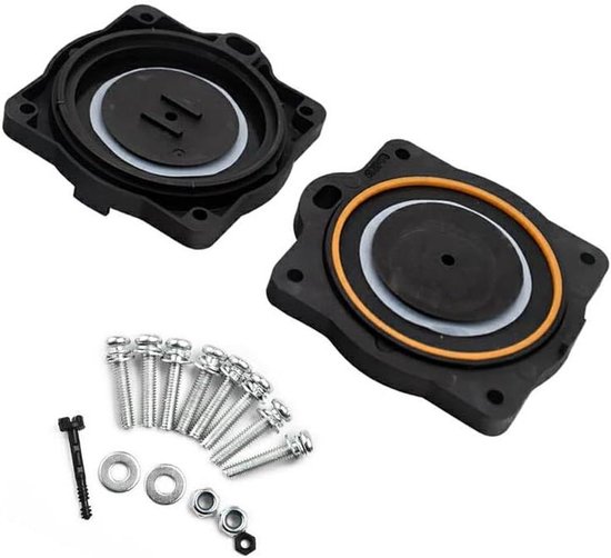 Luchtpomp Onderdelen - Reparatieset Membraan - Pomp Onderhoud - Waterproof en Roestvrij - 9.4 x 9 x 5.7 cm - Zwart