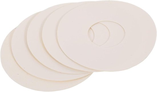 Luchtsluis Pakking - Ventiel Afdichting - Opblaasbaar Onderhoud - Universele Compatibiliteit - 5 Stuks - Wit