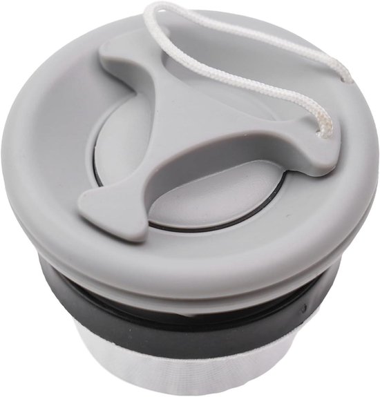Luchtventiel Mondstuk - Gasklep Adapter - Opblaasbare Boten - Hogedruk Snel Opblazen - 8 x 4 cm - Grijs