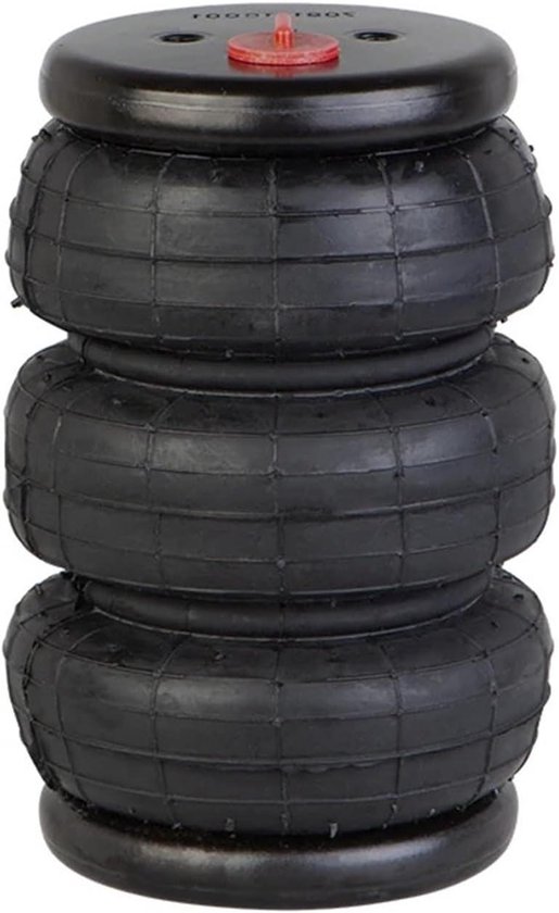 Luchtvering Airbag - Luchtveer Zak - Auto Ophanging Reparatie - Hoge Kwaliteit Rubber - 187 mm Ontwerphoogte - Zwart