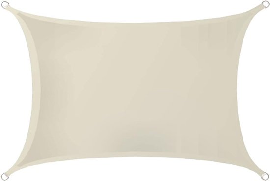 Luifel 3x2 UV-bescherming met UPF50+ - Polyester Zonwering Terrassen Zeilen Zonneschermen Beige van Merkloos