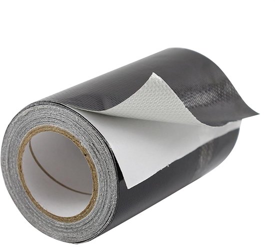 Luifel Reparatietape - Waterdichte Canvas Patch - Tent Repareren - UV-Bestendig Zwaar Belastbaar - 10 cm x 10m - Zwart