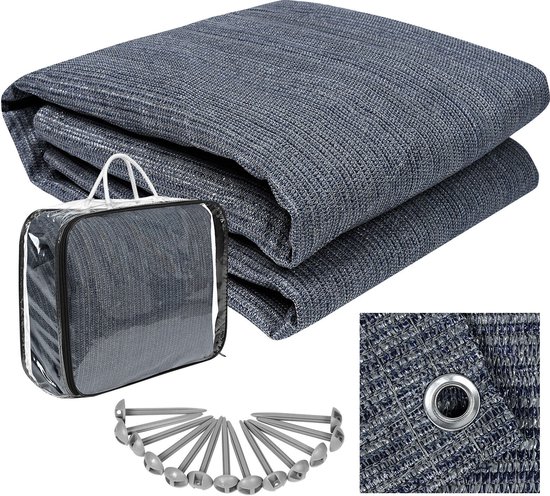 Luifeltapijt voor kampeertent, caravan, caravan, kampeertapijt voor buiten, 2 x 2 m