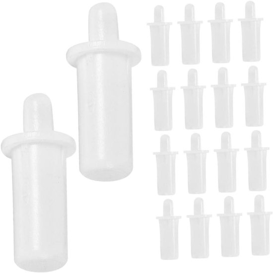 Luiken Reparatie Set - Bevestigingsmiddelen - Raamluiken Herstellen - Veerbelaste Pinnen - 80 Stuks - Wit