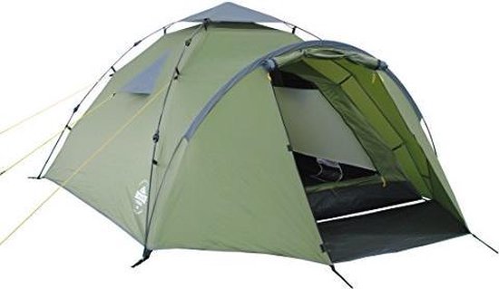 Lumaland Familietent 220 X 220 X 130 Cm - Groen - 3 Persoons van Merkloos