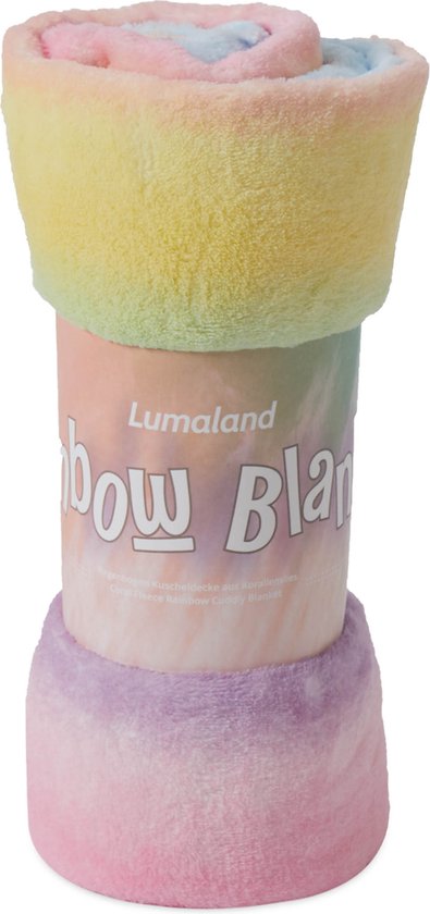 Lumaland knuffeldoekje voor kinderen - 75 x 100 cm - veelkleurig van Lumaland