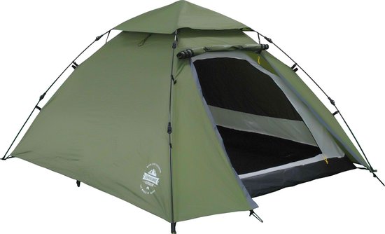 Lumaland Koepeltent Quick Up System Outdoor - Groen - 3 Persoons van Lumaland