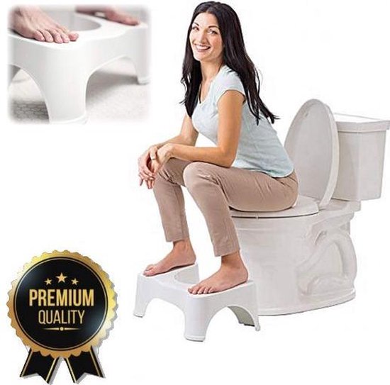 Lumors Toiletkrukje - WC Krukje - Toilet – Toilet squatty - Opstapkrukje voor kinderen - Potty training - Toilet Krukje Peuter - WC Krukje Volwassenen – Poepkrukje - WC Trapje - WC Krukje voor de juiste houding