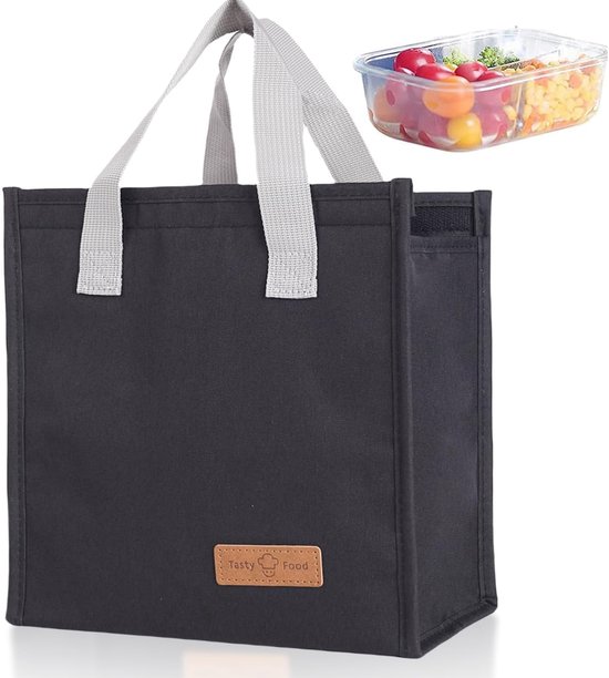 Lunch Bag voor Vrouwen en Mannen - Geïsoleerde Lunch Bag - Draagbare Tote Bag - Lekvrije Lunch Bag - Waterdichte Lunch Box Container - Lunch Bag voor Werk - Perfect voor Kantoor en Picknick van Merkloos