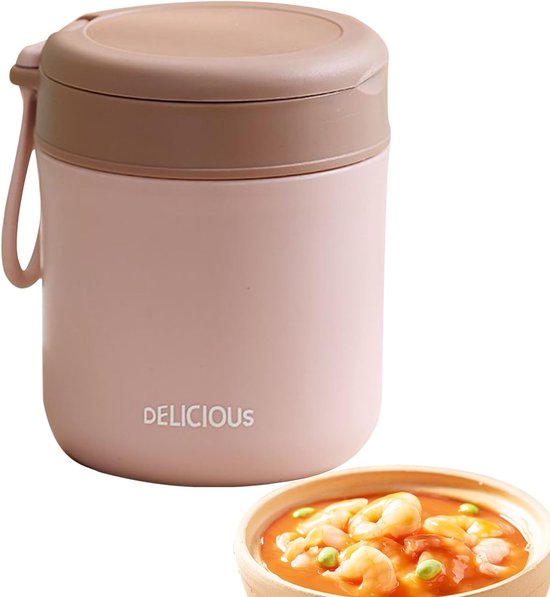 Lunch Box - Insulated Lunch Box, 430 Ml Food Storage With Lid - Leak Proof Lunchh Boxs Use For Students Travel Adults Camping Picnic Kitchen Dining Family, Airtight Food Container, Carry Foodd Contai