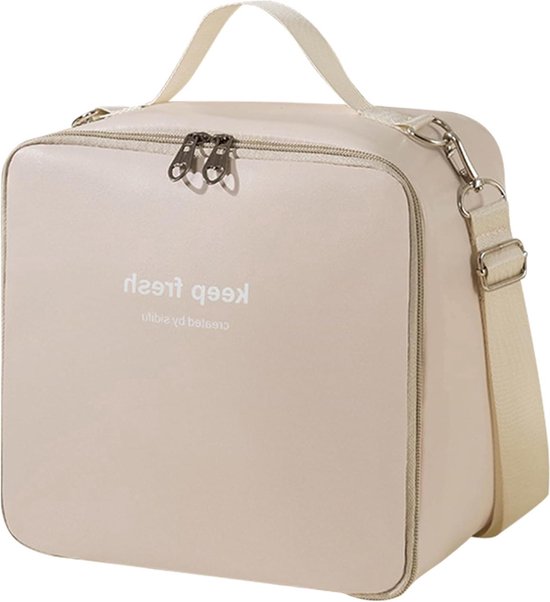 Lunchpakket voor Dames en Heren - Lekvrij en Herbruikbaar - 1 stuk - Beige - Geïsoleerd van Pinnacle.