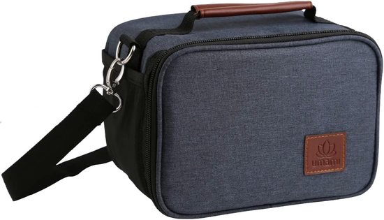 Lunchtas 4 L, kleine geïsoleerde tas, picknicktas, thermische tas, lunchtas, heren/dames, Kliene koeltas voor kantoor, maaltijdvoorbereiding en picknick, lunchtas van Peralng