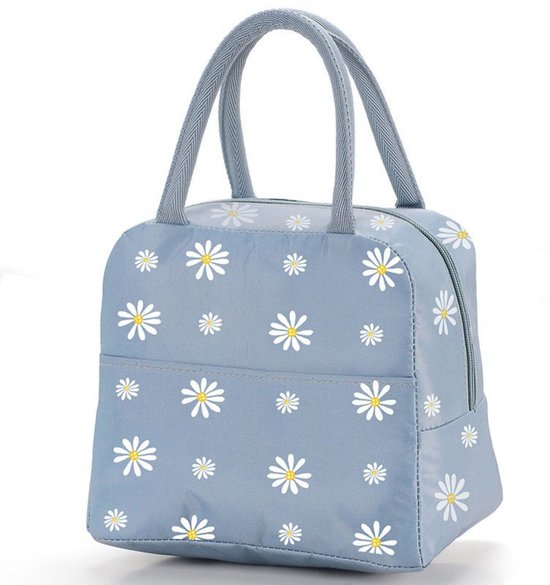 Lunchtas - Geïsoleerde draagtas - Lunchbox - Herbruikbare koeltas - Waterdichte en lekvrije lunchtas - Waterdichte lunchhouder - Geschikt voor vrouwen, mannen, studenten en kinderen - 22*15*20cm van Merkloos