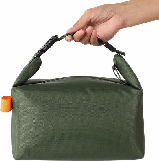 Lunchtas - Geïsoleerde lunchtas met handriem - lunchtas dames - lunch tas - Draagbare geïsoleerde tas - 25 x 22 x 16 cm - groente - Thermisch ontwerp – Ideaal voor werk, picknicks en meer