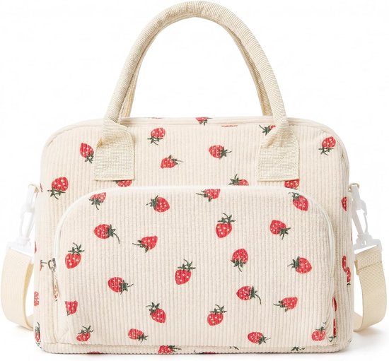 Lunchtas Voor Dames - 12L Groot - Geïsoleerd Met Verstelbare Schouderriem - Voor Werk, School & Reizen