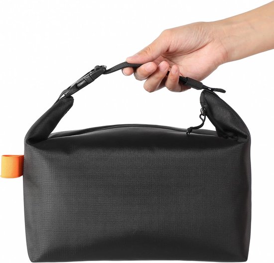 Lunchtas voor dames en heren, Fresh Keep Lunchbox, kleine lekvrije koeltas, lunchcontainers met hoge capaciteit, herbruikbare lunchtassen voor werk, kantoor, picknick, reizen (zwart) van Merkloos
